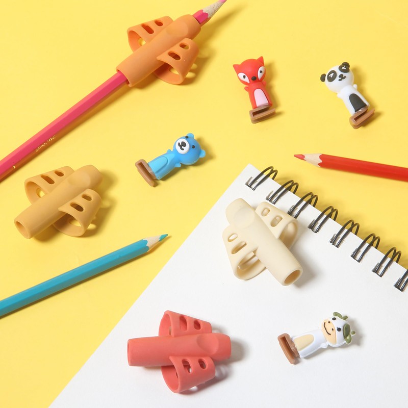 Mr. Pen- Pencil Grips for Kids Handwriting, 4 Pack with