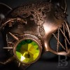 Gatto Cat Steampunk Goggle Mask Copper M39572