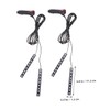 Zerodeko 2pcs Car Footwell Led Strips Single Mood Lighting for
