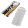 Chopstick Storage Box Stainless Steel Tableware Drying Tray Multifunctional Kitchen