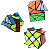 Speed Cube Set Ahyuan 3 Pack Magic Speed Puzzle Bundle