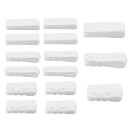YHXiXi 15pcs Vacuum Storage Bags Sealing Clip Zipper Labor Saving Sliding Handle For Low Temperature Cooking Bags Space Saving Compression Packing Bags Reusable Food Storage Bags S/L/Flat Sizes