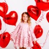 20PCS 46CM Heart Balloons Heart Foil Balloons Mylar Heart Balloons