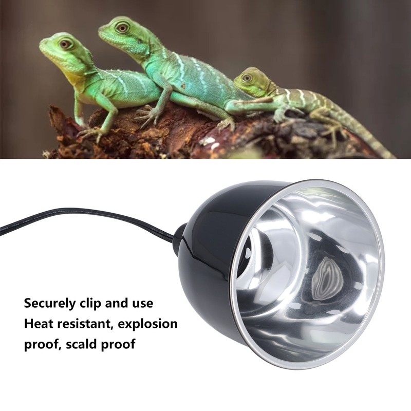 Reptile Heat Lamp Deep Dome Aluminium 250W E27 Reptile Light