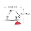 WDYJMALL Christmas Hat Santa Claus Cap Shape Cookie Cutter for