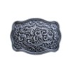 New Vintage Style Cowboy Flower Pattern Belt Buckle