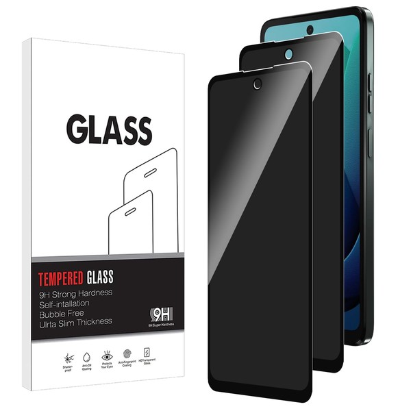 OWMGTS 2 Pcs Privacy Screen Protector for Motorola Moto G