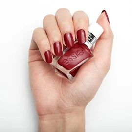 essie gel by essie langanhaltender Nagellack mit glänzendem Finish, Maniküre ohne UV-Licht, Gel Couture, Farbe: Nr. 509 paint the gown red, Rot, 1 x 13,5 ml