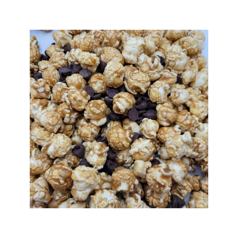 Chocolate Chip Cookie Dough Popcorn | Produced in Gibbon, Nebraska