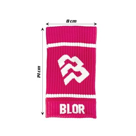 Blor Pro Manschetten aus strapazierfähigem Stoff, hohe Saugfähigkeit, Einheitsgröße, geeignet für Herren und Damen, waschbar, Unterstützung für Gewichtheben und Crosstraining (Rosa)
