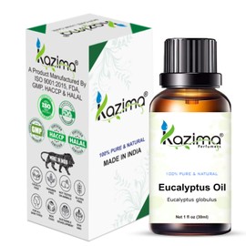 KAZIMA Eucalyptus Essential Oil - 100% Pure Natural & Undiluted For Skin care & Hair care (30ml)