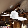 Ceiling Fan with Lighting Fixture, Plug-in Type, with Remote Control