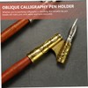 COHEALI 3sets Ergonomic Calligraphy Pen Holder Oblique Pen Holder Handles