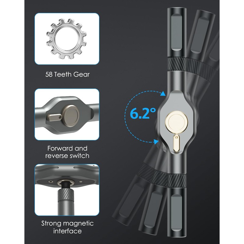 24 in 1 Magnetic Screwdriver Set, Mini Ratchet Screwdriver Set,