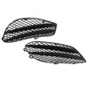 1 Pair Front Bumper Fog Light Grille Black Replacement For