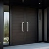 HYDROWARE Modern Contemporary Long Stainless Steel Push Pull Door Handle