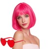 VCAY Bob Wig, 12 Inch Short Bob Cosplay Wig, Heat