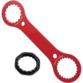 BRITECO BB Axis Wrench, Aluminum Alloy Bottom Bracket Tool, Wear-Resistant, Durable, Lightweight, Bicycle Repair Tool, Compatible with Shimano, SRAM, FSA, and More
