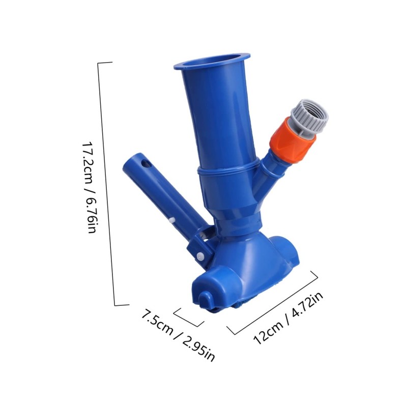 KONTONTY Pool Cleaning Tool Vacuum Suction Head Easy Assembly Bottom