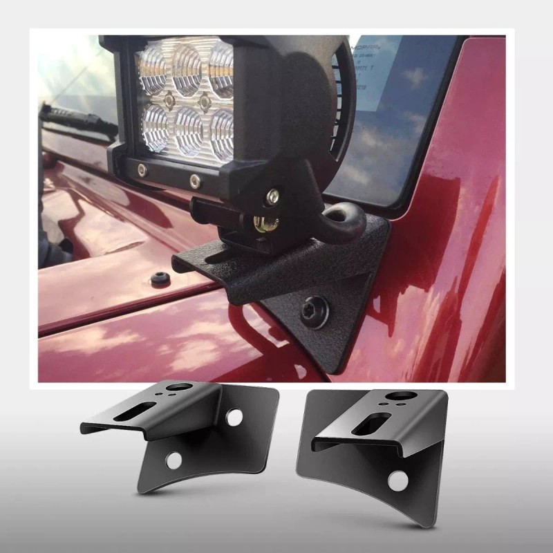 Mounting Brackets Nilight Bases Para Faros Dually Jeep 2007-2017 Jk