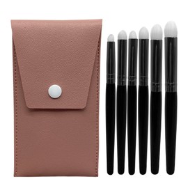 IUSOT 6pcs Dry Brush Set, Dry Brush Miniature Painting with Bag, Miniature Paint Brushes, Detail Blending Brushes Model Paint Brushes, Drybrush for Model Miniature Watercolor Oil Painting