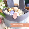 Papierdrachen Easter Nest with Rabbit Ears, Blue, Muslin Look, Perfect