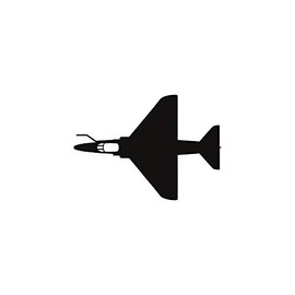 A-4M Skyhawk Pilot Top vinyl Sticker Decal Crew Warbird Navy Marines