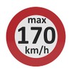 AUPROTEC Speed Sticker, Winter Tyre Sticker, 160-240 km/h