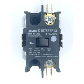 XMC0-327-EBBC Definite Purpose Contactor - 1 Pole Contact, FLA32, VAC 240/277, 50/60Hz - Efficient, Heavy Duty, Silver Metal Oxide Contacts - Double E Magnet Assembly - for Air Conditioning