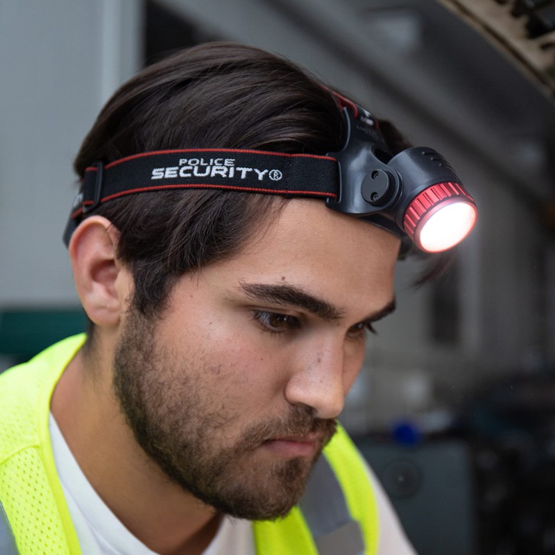 Police Security Lookout Headlamp - 1000 Lumens - Water Resistant