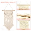 Bailinks Macrame Wall Hanging, Handmade Woven Tapestry, Boho Chic Wall