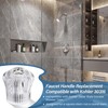 Avenuebool Faucet Handle Replacement Compatible with Kohler 30316, Acrylic Single