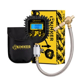 BUNKER INDUST 4x4 Digital Tire Deflator Kit, Professional Tire Pressure Gauge, Rapid Air Down Master 250 PSI
