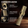 CHOICEDC Vintage Trench Lighter, Cool Lighters, Novelty Copper Pipe Lighter