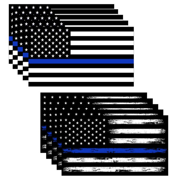 GRITKULTURE 5.1 Inch X 3 Inch Thin Blue Line US