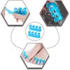 Toe Separators Spacers Pedicure, Repeatable Washable Toenail Dividers for Men