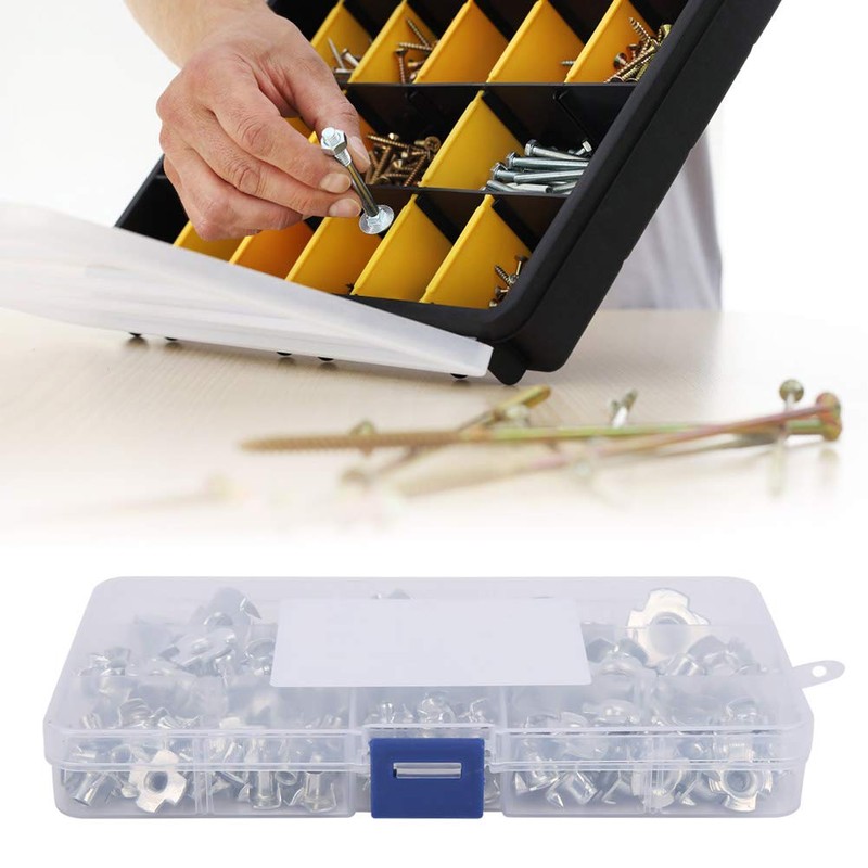 110pcs Durable T-nut, Stainless Steel Galvanized T Nuts Rivet Nut,