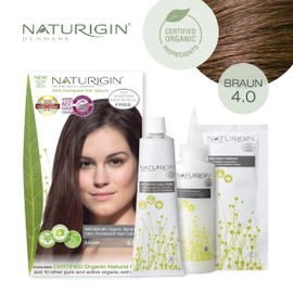 Braun permanente Haarfabe mit natürlichen Inhaltsstoffen - Ohne Ammoniak