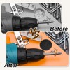 sourcing map Hinge Hole Covers, 28Pcs 38mm(1-1/2") ID - Plastic