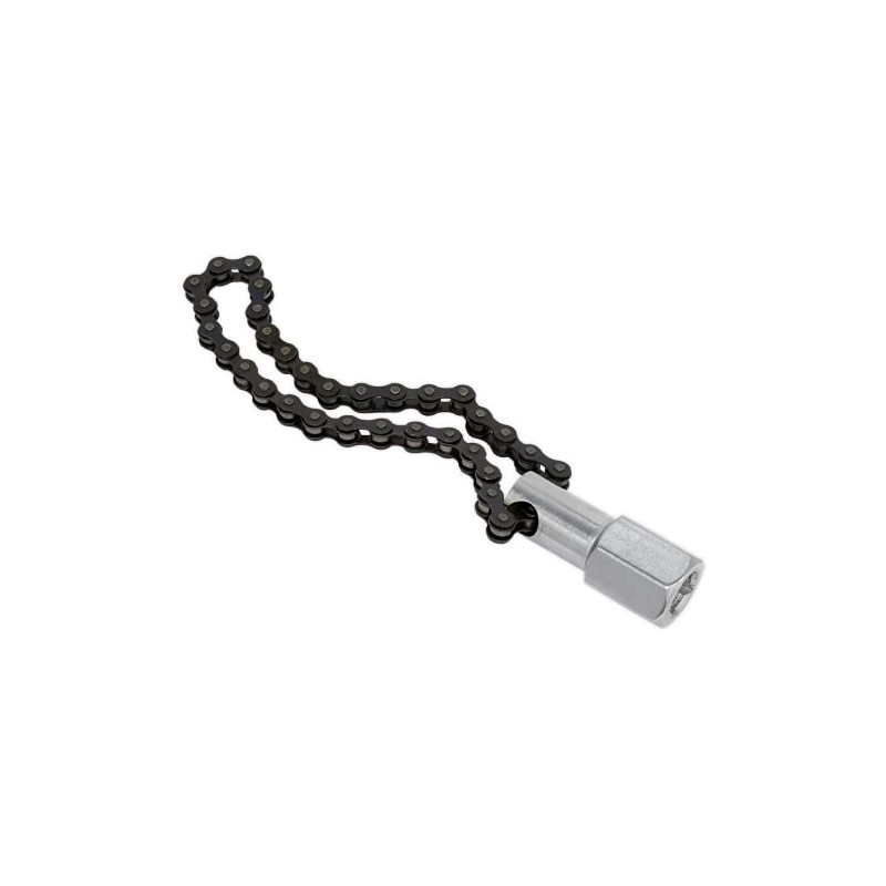 Sealey Ak641 Oil Filter Chain Wrench 135Mm Capacity 1/2Sq Drive