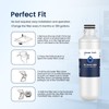 GLACIER FRESH Water Filter LT1000PC Compatible with LG LT1000P, LT1000P/PC/PCS,