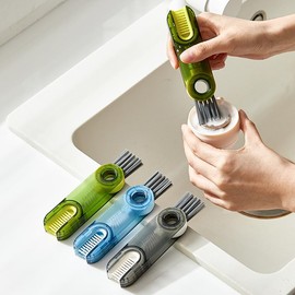 3-in-1 Multifunctional Cleaning Brush,3 Pack Water Bottle Cleaning Brush Crevice Cleaning Tools Water Bottle, Cup, Household Kitchen Cleaning Tool
