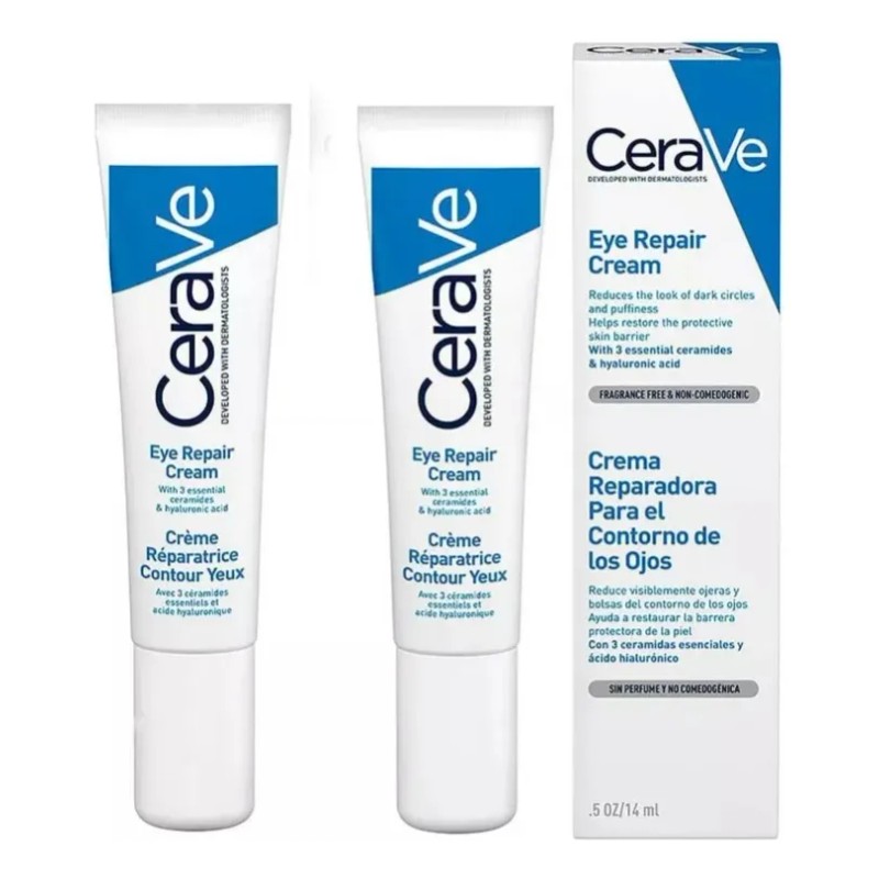 Pack De 4: Cerave Crema Reparadora Contorno Ojos