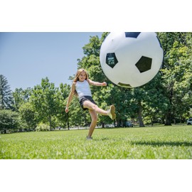 Hape DO-U-Play Games Jumbo Soccer Ball, 30” Diameter, Superior Rubber Durable Heavy-Duty Material