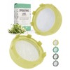 Elementi Sprouting Jar Kit for Wide Mouth Mason Jars, Set