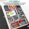 Pack of 8 Drawer Organiser System Felt Organiser, Stackable Felt