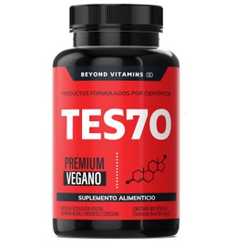 TES7O | HOMBRES | 10 ingredientes | Maca negra, Fenogreco, Creatina, Arginina, Cúrcuma, Zinc y más | Suplemento formulado sin rellenos | Ingredientes Naturales | 180 cápsulas