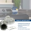 GE Flexible 4-Ply Aluminum Clothes Dryer Vent Duct 4 inch