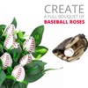 ChalkTalkSPORTS Baseball Rose | Baseball Gifts Genuine Baseball Leather