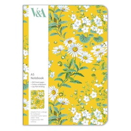 Museums & Galleries V&A Yellow Flowers A5 Notebook